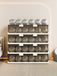 Under Bed Storage With Wheels, 51L/61L Larger Under Bed Storage Containers With Clear Lids, 32'' Lengthen Under Bed Shoe Organizer, Rolling Under Bed Storage For Shoes Clothes