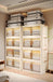 15.6Gal 3-Tier Folding Storage Cabinet Multi-layer Storage Cabinet
