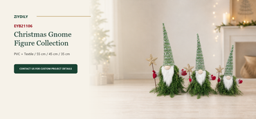 EYB21106 Christmas gnome figure collection B2B product hero