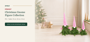 EYB22637 Christmas gnome figure collection B2B product hero