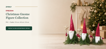 EYB22644 Christmas gnome figure collection B2B product hero