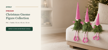 EYB22649 Christmas gnome figure collection B2B product hero