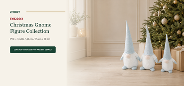 EYB22661 Christmas gnome figure collection B2B product hero