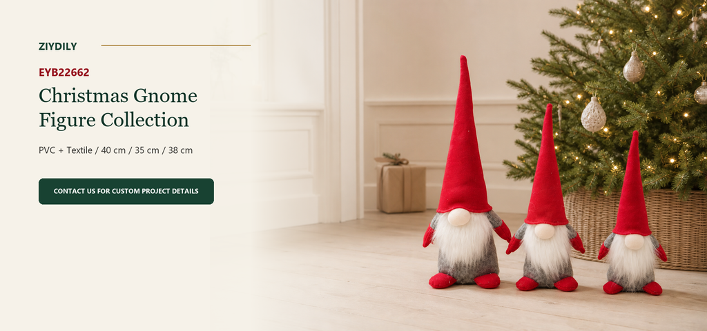 EYB22662 Christmas gnome figure collection B2B product hero