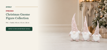 EYB22663 Christmas gnome figure collection B2B product hero