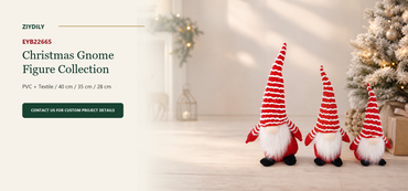 EYB22665 Christmas gnome figure collection B2B product hero