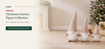 EYB22666 Christmas gnome figure collection B2B product hero