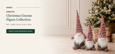 EYB22705 Christmas gnome figure collection B2B product hero