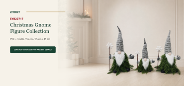 EYB22717 Christmas gnome figure collection B2B product hero