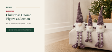 EYB22722 Christmas gnome figure collection B2B product hero