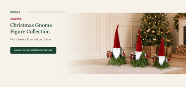 J24295C Christmas gnome figure collection B2B product hero