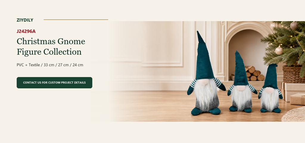 J24296A Christmas gnome figure collection B2B product hero