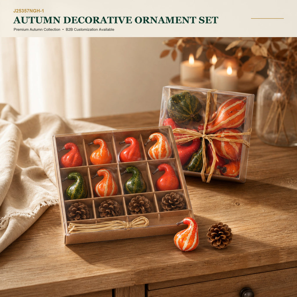 J25357NGH-1 image 1 - Autumn Decorative Ornament Set