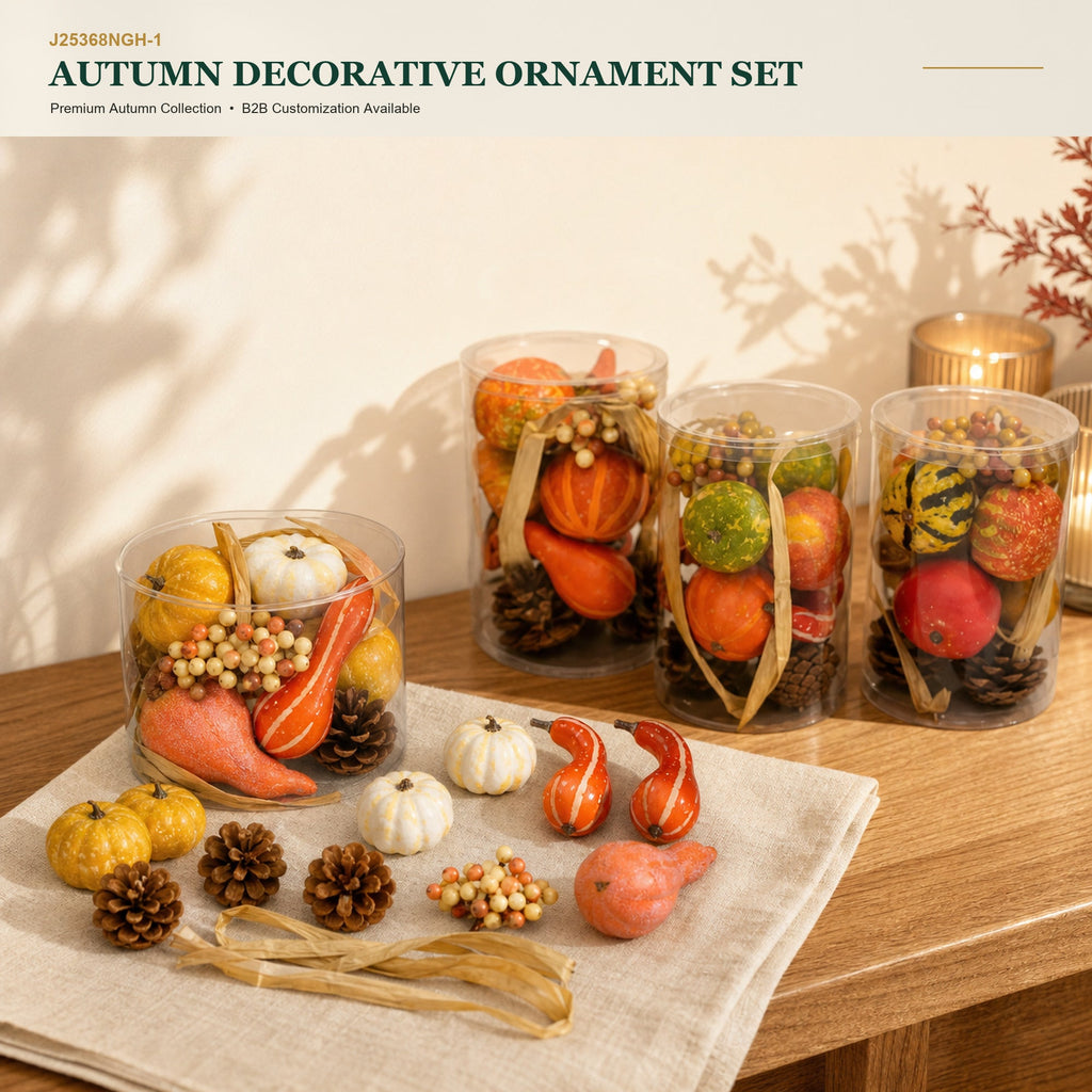 J25368NGH-1 image 1 - Autumn Decorative Ornament Set