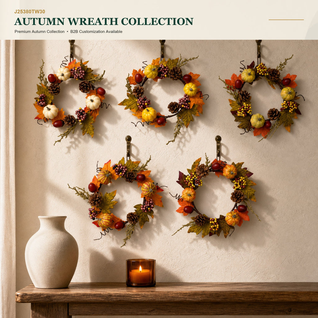 J25380TW30 image 1 - Autumn Wreath Collection