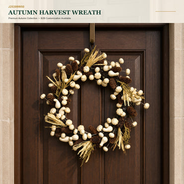J25399W50 image 1 - Autumn Harvest Wreath