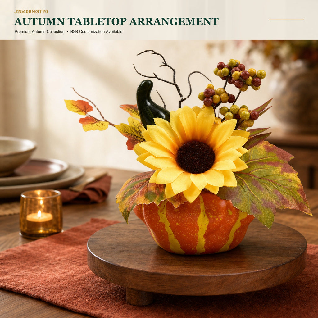 J25406NGT20 image 1 - Autumn Tabletop Arrangement