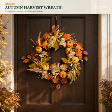 J25414W55 image 1 - Autumn Harvest Wreath