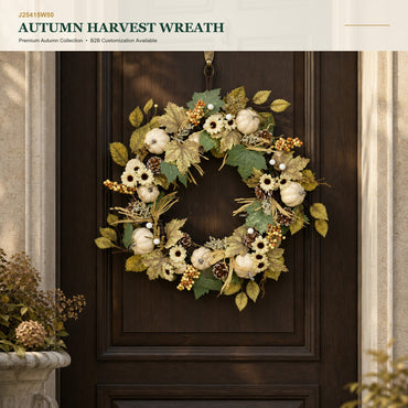 J25415W50 image 1 - Autumn Harvest Wreath