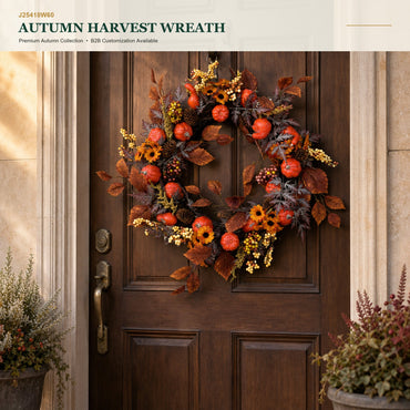 J25418W60 image 1 - Autumn Harvest Wreath