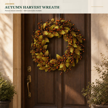 J25419W55 image 1 - Autumn Harvest Wreath