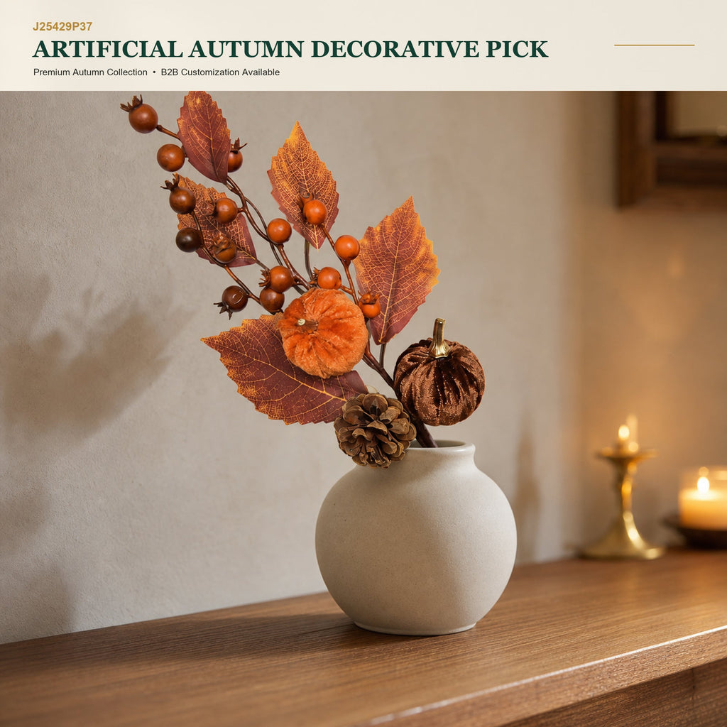 J25429P37 image 1 - Artificial Autumn Decorative Pick