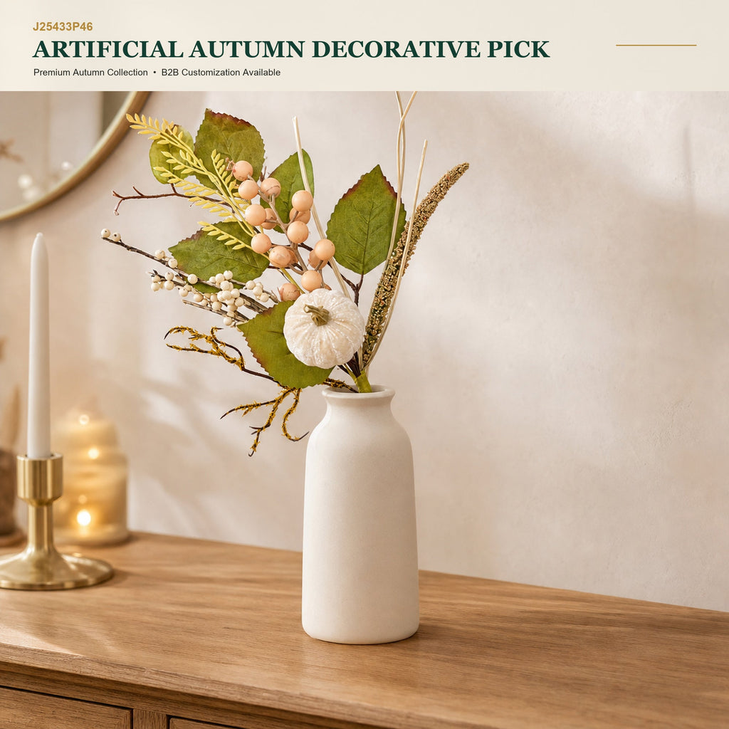 J25433P46 image 1 - Artificial Autumn Decorative Pick
