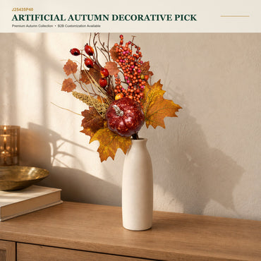 J25435P40 image 1 - Artificial Autumn Decorative Pick