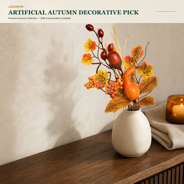 J25438P40 image 1 - Artificial Autumn Decorative Pick