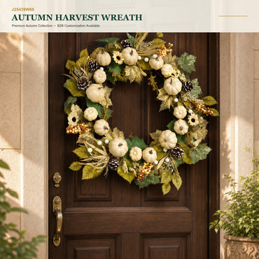 J25439W60 image 1 - Autumn Harvest Wreath