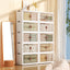 18Gal 5-Tier Transparent Multi-layered Storage Cabinet with Drawers.