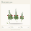 EYB21111 Christmas gnome figure collection on white background