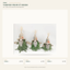 EYB22653 Christmas gnome figure collection on white background