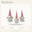 EYB22702 Christmas gnome figure collection on white background