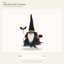 EYB22940 Halloween gnome figure collection on white background