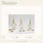 J24303B3 Christmas gnome figure collection on white background