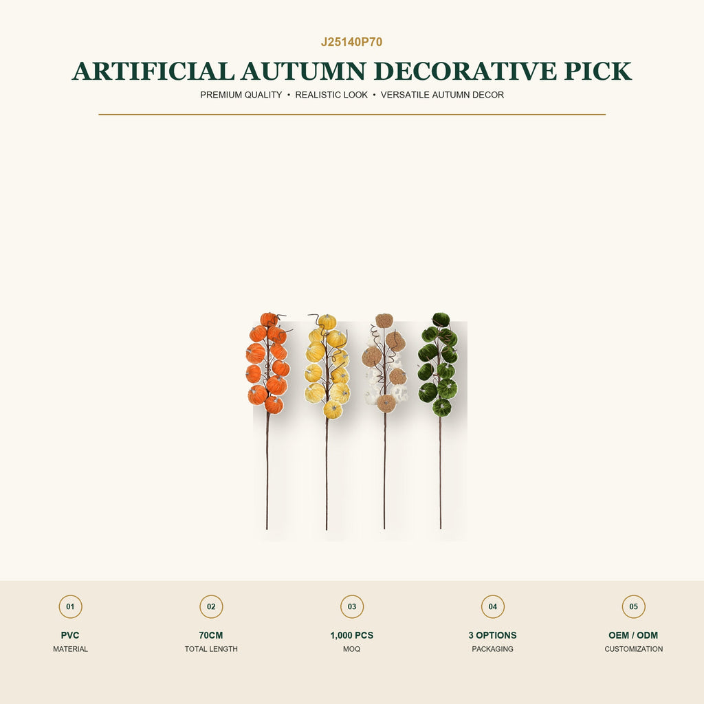 J25140P70 image 2 - Artificial Autumn Decorative Pick