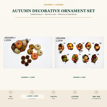 J25345NG-1 image 2 - Autumn Decorative Ornament Set