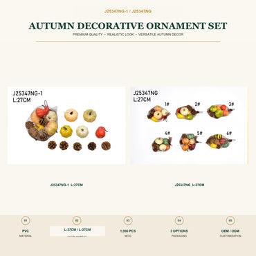 J25347NG-1 image 2 - Autumn Decorative Ornament Set