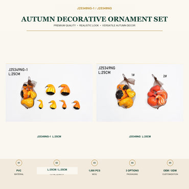 J25349NG-1 image 2 - Autumn Decorative Ornament Set