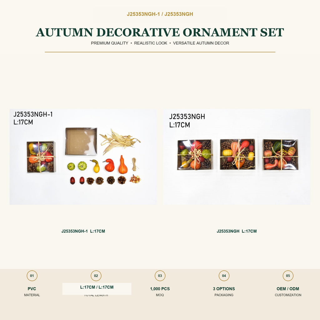 J25353NGH-1 image 2 - Autumn Decorative Ornament Set