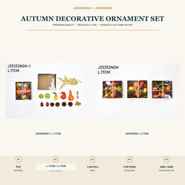 J25353NGH-1 image 2 - Autumn Decorative Ornament Set