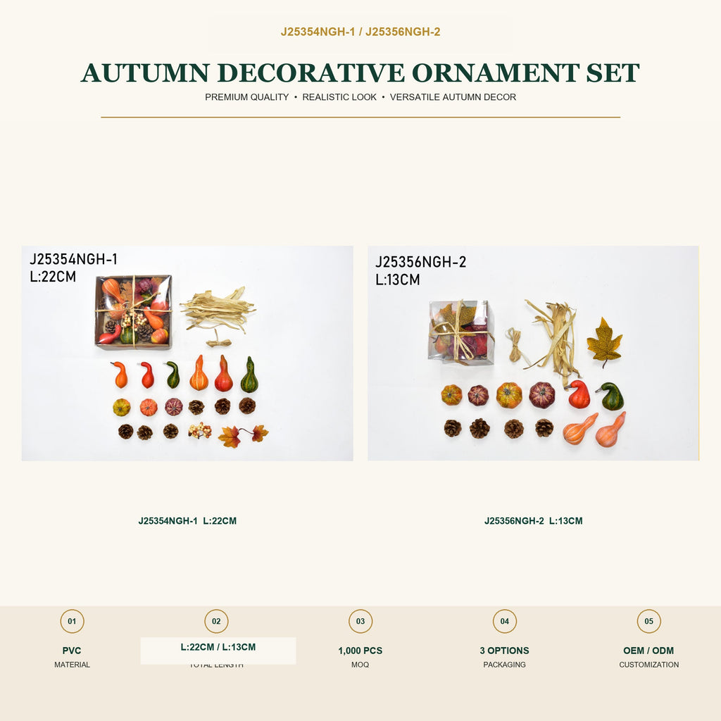 J25354NGH-1 image 2 - Autumn Decorative Ornament Set