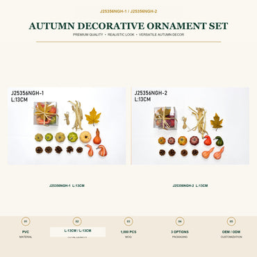 J25356NGH-1 image 2 - Autumn Decorative Ornament Set
