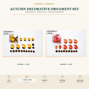 J25359NGH-1 image 2 - Autumn Decorative Ornament Set