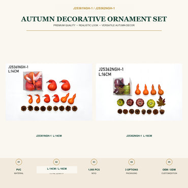 J25361NGH-1 image 2 - Autumn Decorative Ornament Set