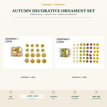 J25365NGH-1 image 2 - Autumn Decorative Ornament Set