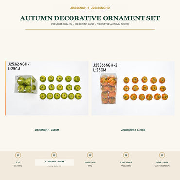 J25366NGH-1 image 2 - Autumn Decorative Ornament Set