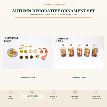 J25368NGH-1 image 2 - Autumn Decorative Ornament Set