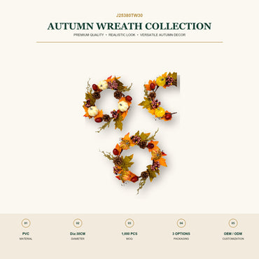 J25380TW30 image 2 - Autumn Wreath Collection